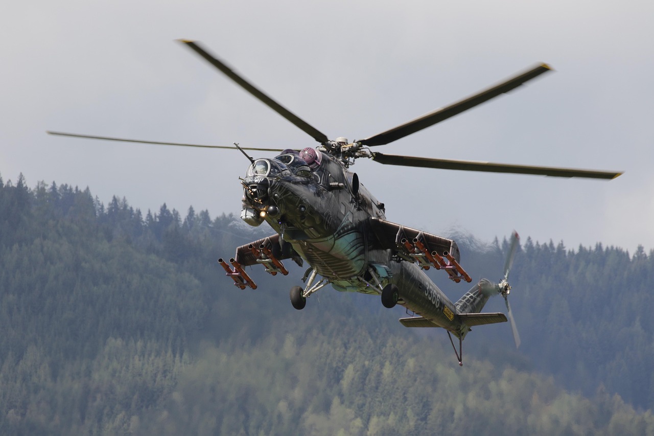 military helicopter transport